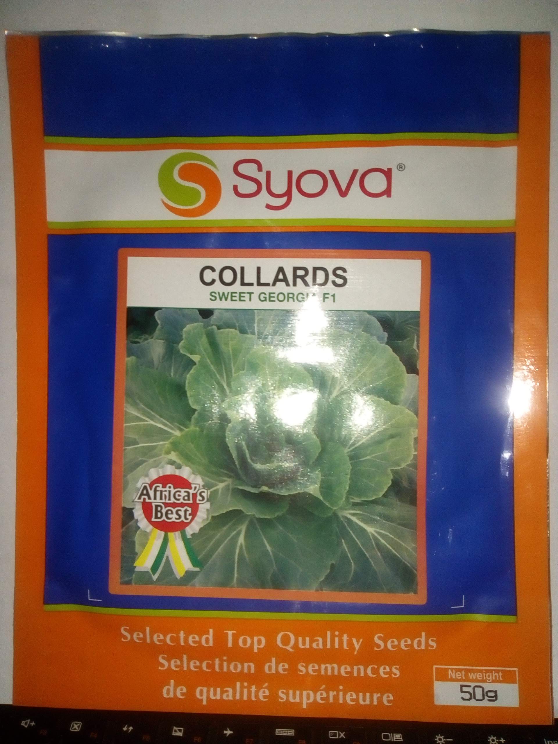 Mfalme F1 Hybrid Collard Seeds 50g | EA Seed | Bolt-Resistant, Long-Season Sukuma Wiki